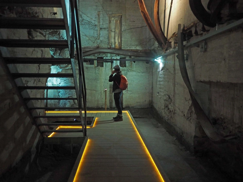 Tirpitz Museum Trappe til første sal i bunkeren