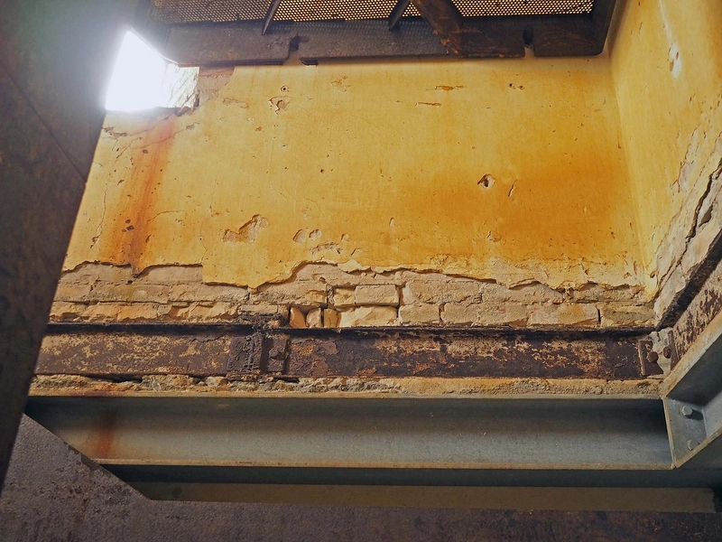 Rubjerg Knude Fyr Tårn - Spor efter gammel etageadskillelse