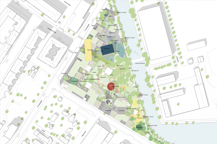 Børnebyen – Institutionen Krudthuset Plantegning
