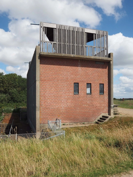 Skjern Å Arbejdende Pumpestationer Pumpestation Nord - Gavlmotiv