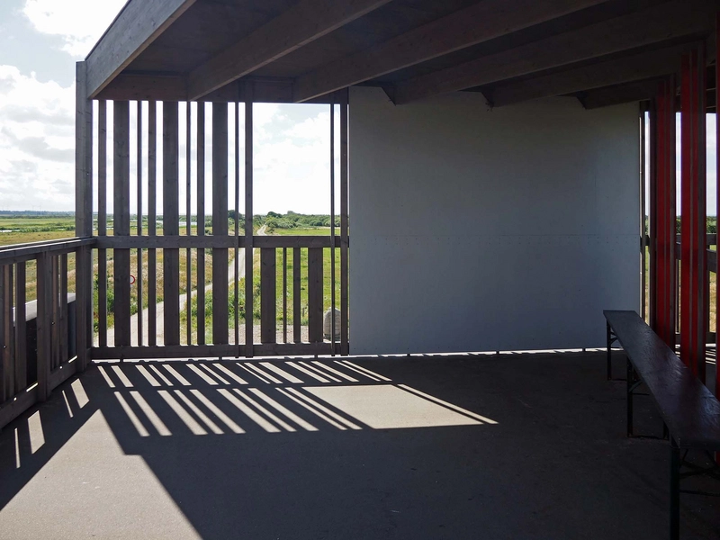 Skjern Å Arbejdende Pumpestationer Pumpestation Nord - Udsigtsplatform