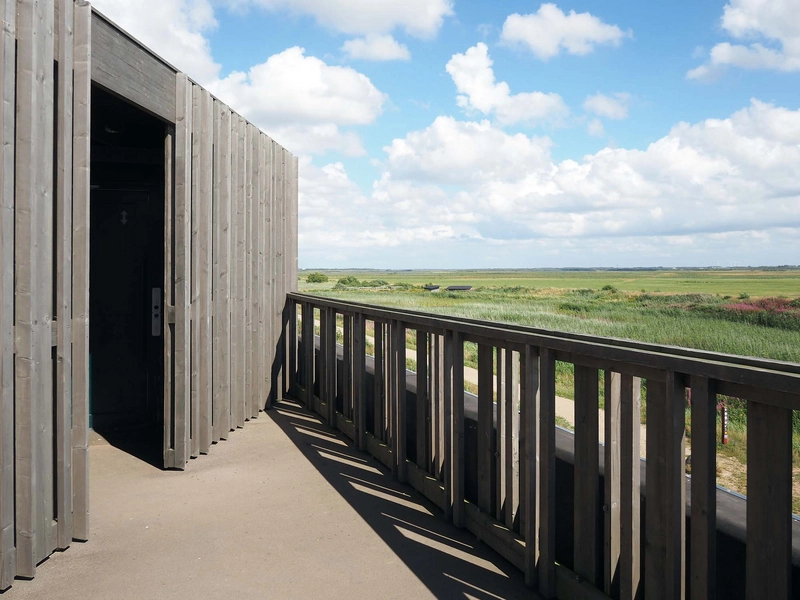 Skjern Å Arbejdende Pumpestationer Pumpestation Nord - Udsigtsplatform