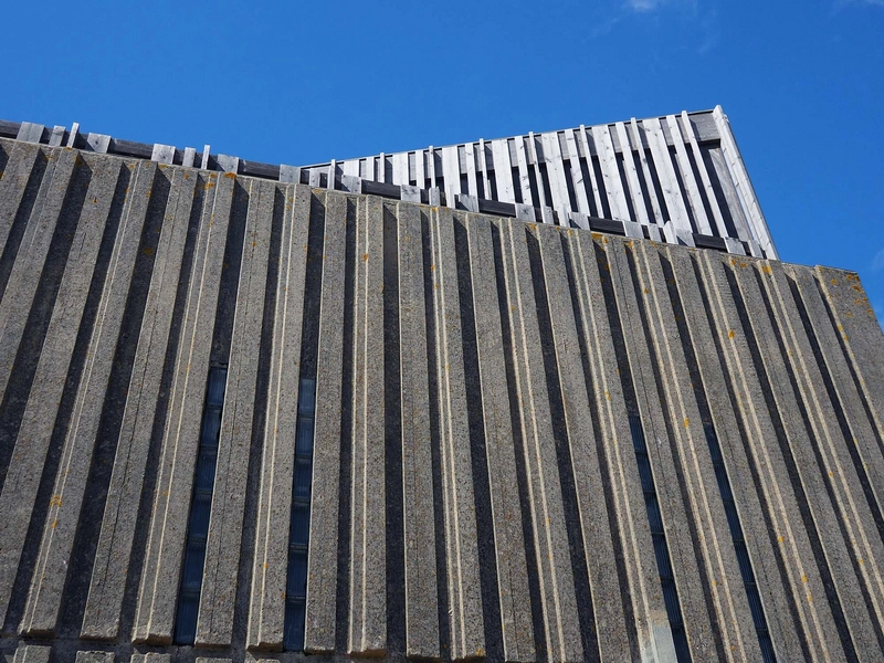 Skjern Å Arbejdende Pumpestationer Pumpestation Nord - Facade - Gammelt møder nyt