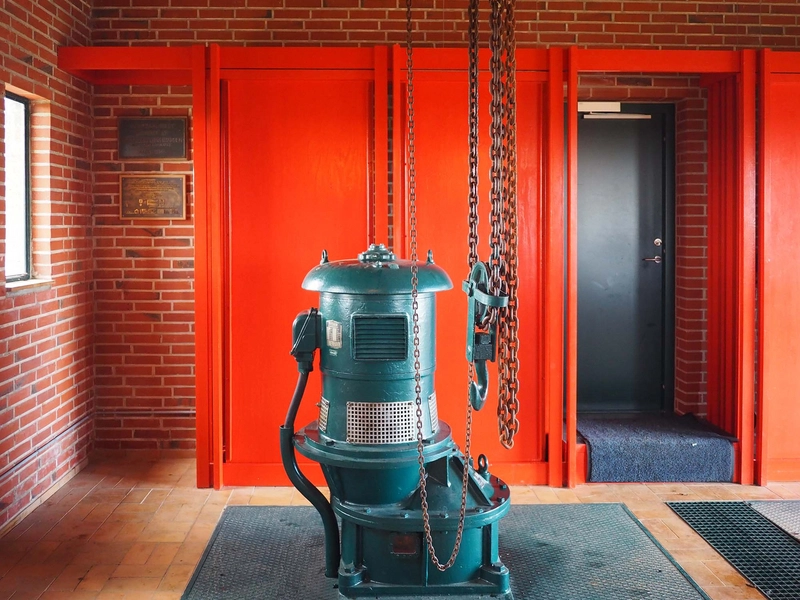 Skjern Å Arbejdende Pumpestationer Pumpestation Sydøst - Interiør