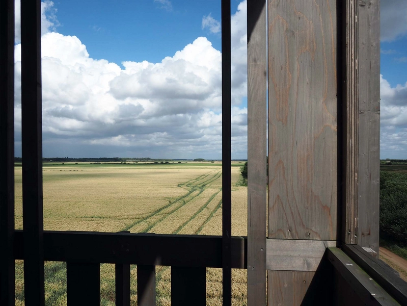 Skjern Å Arbejdende Pumpestationer Pumpestation Øst - Udsigtsplatform - Udsigt