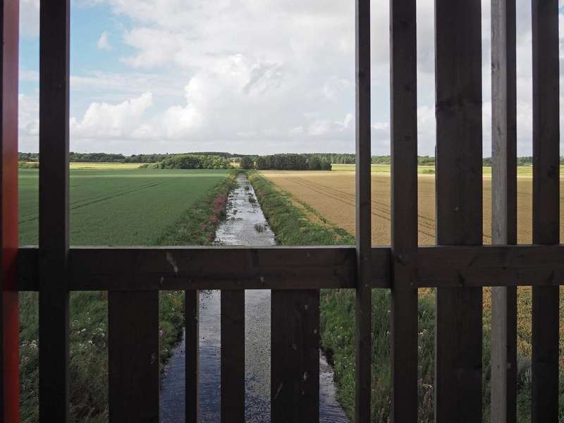 Skjern Å Arbejdende Pumpestationer Pumpestation Øst - Udsigtsplatform - Udsigt