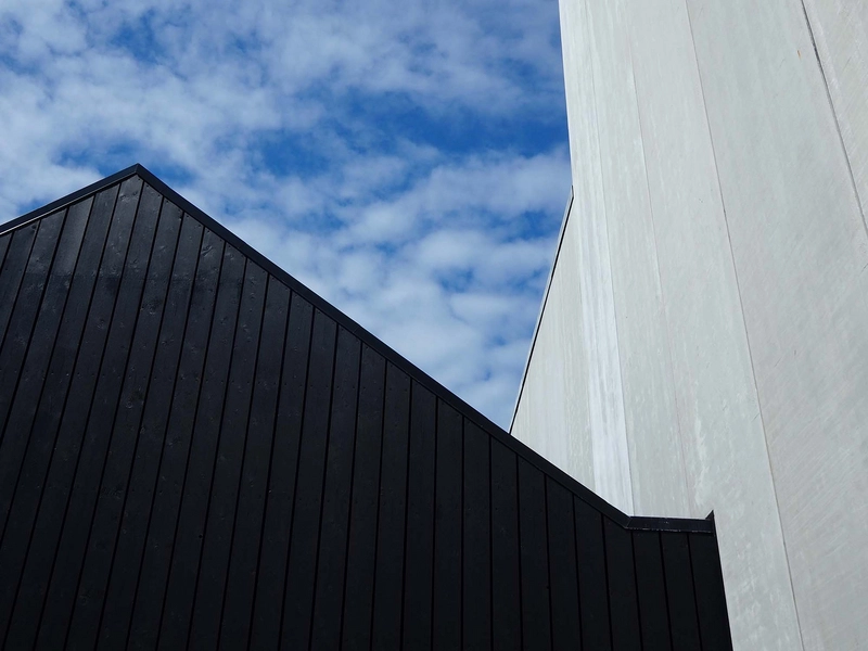 Strandingsmuseum St. George Træ møder beton