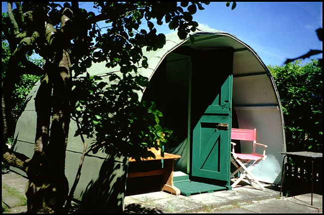 All round-huset Sydgavl med hoveddør