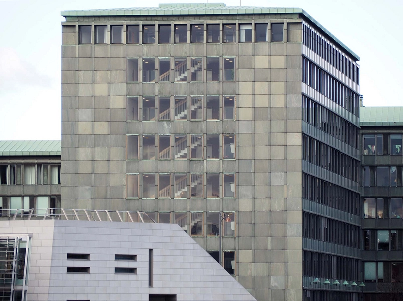 Tjæreborg - Ministerialbygningen Slotsholmsgade 12 Gavlmotiv