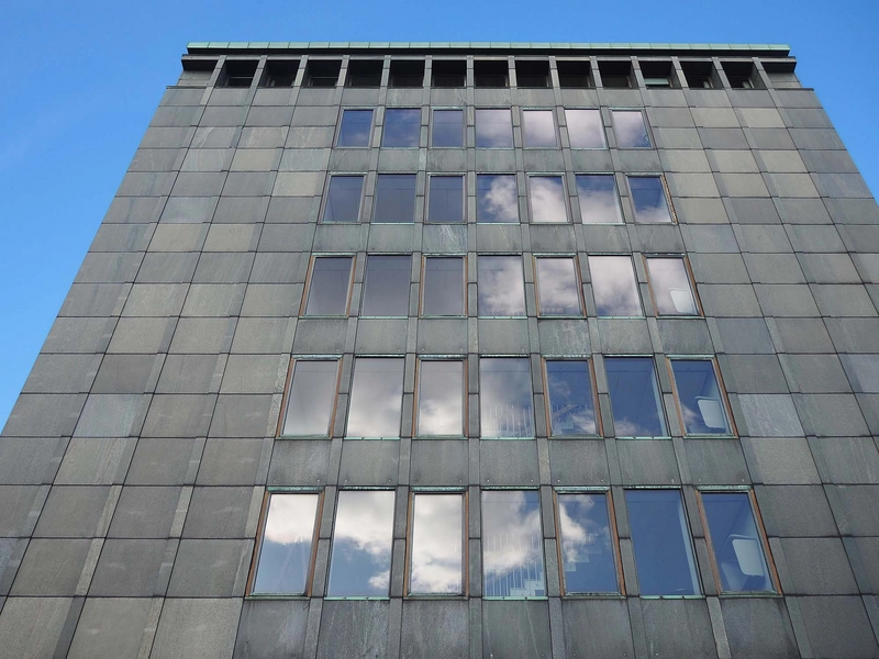 Tjæreborg - Ministerialbygningen Slotsholmsgade 12 Gavl - Spejling