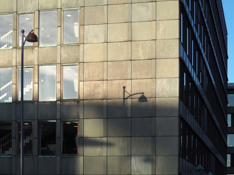 Tjæreborg - Ministerialbygningen Slotsholmsgade 12 Gavl i sollys