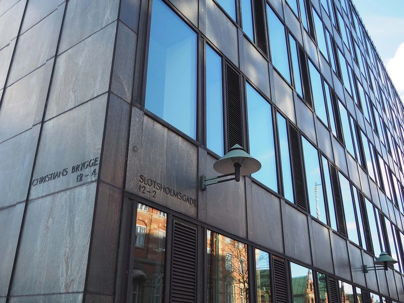 Tjæreborg - Ministerialbygningen Slotsholmsgade 12 Hjørne - Typografi