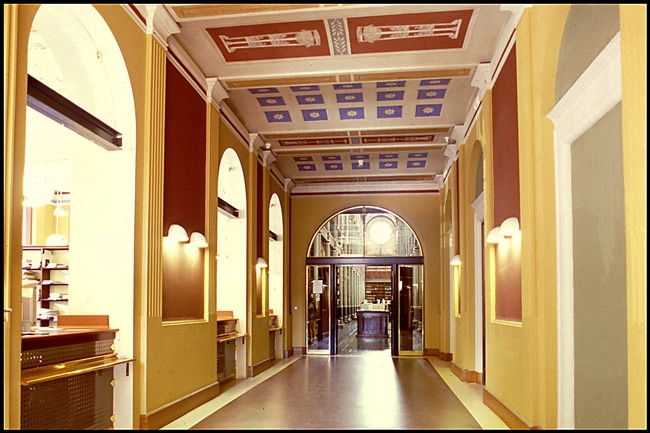 Universitetsbiblioteket i Fiolstræde Vestibuleinteriør