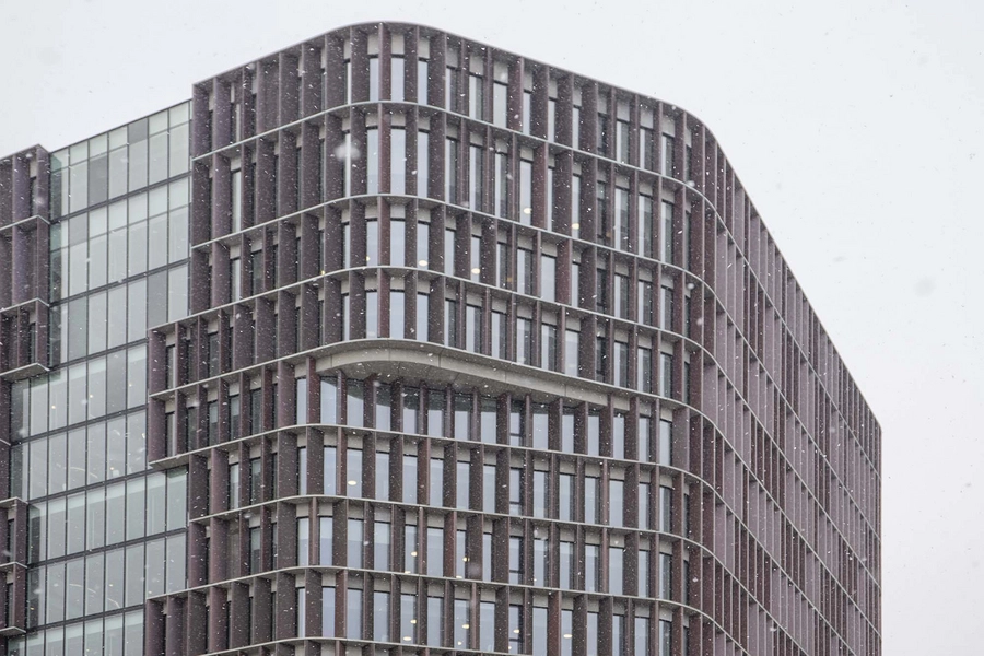Mærsk Tårnet og SUND Naturpark Facadeudsnit