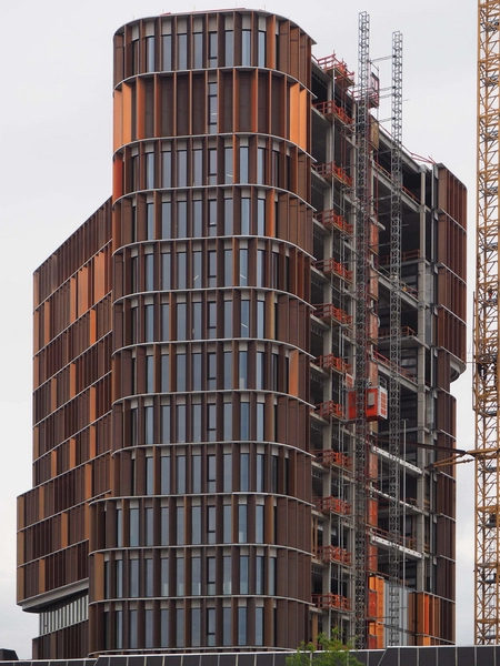 Mærsk Tårnet og SUND Naturpark Byggeprocess - Facadeudsnit