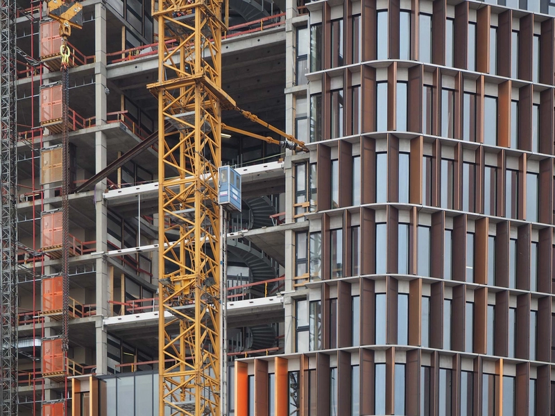 Mærsk Tårnet og SUND Naturpark Byggeprocess - Facadeudsnit