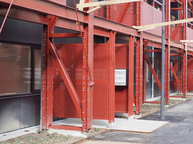 Montagehallen Stålkonstruktion på østfacaden