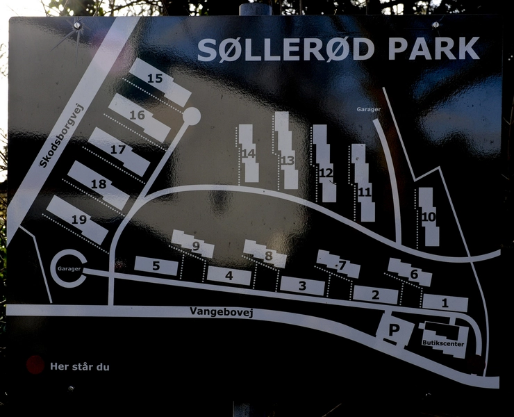 Søllerød Park Oversigtstavle