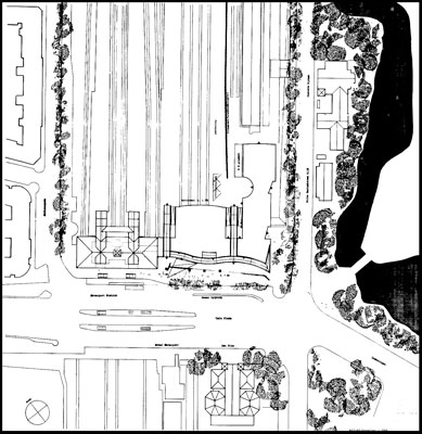 Østerport Station - 1991 Situationsplan