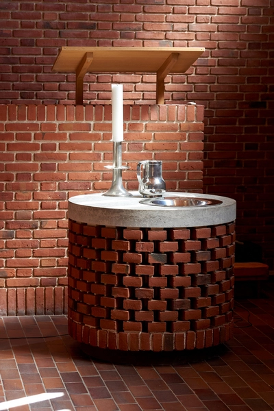 Stengård Kirke Døbefonten