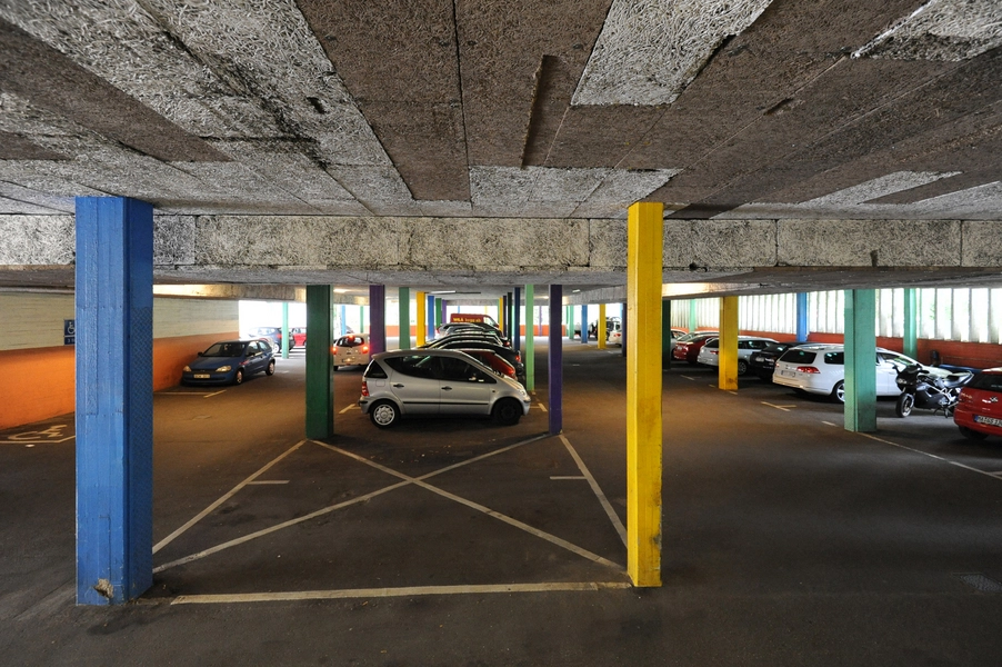 Lunds Stadsbibliotek Parkeringskælderen