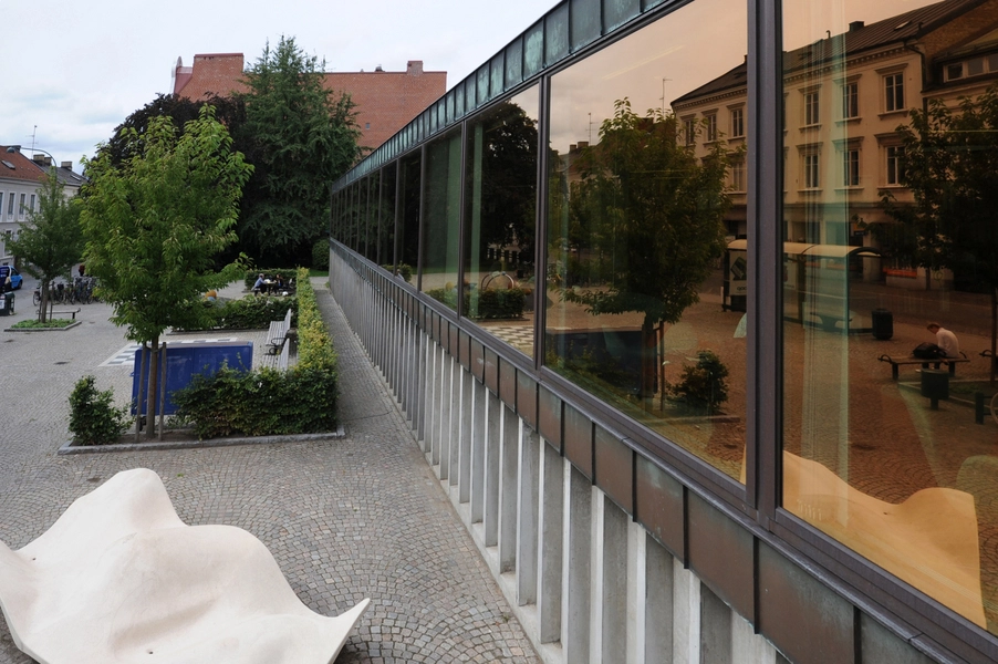 Lunds Stadsbibliotek Facaden mod Sankt Petri Kyrkogata