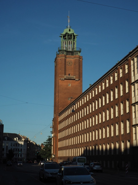 Frederiksberg Rådhus Facaden mod Smallegade