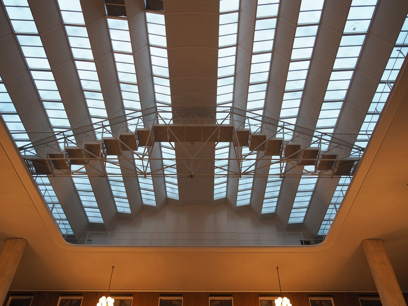 Frederiksberg Rådhus Glasoverdækning i Rådhushallen