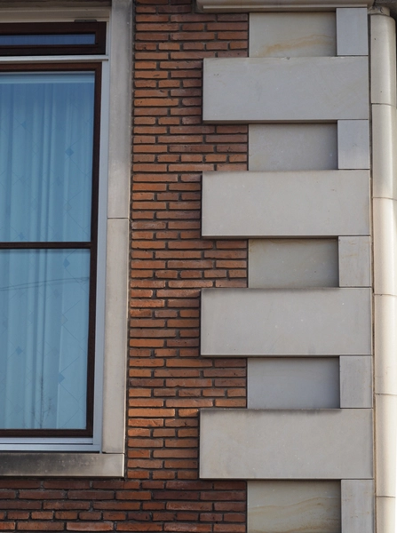 Frederiksberg Rådhus Detalje fra facaden mod vest