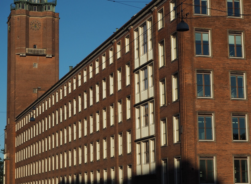 Frederiksberg Rådhus Facaden mod Smallegade