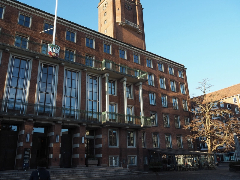 Frederiksberg Rådhus Facaden mod Allégade
