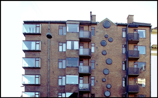 Champagnehuset - Grønningen 7-9, Hammerensgade Gavlparti