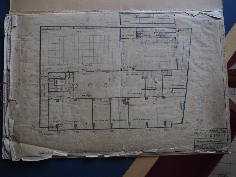 Kvindernes Bygning De originale tegninger