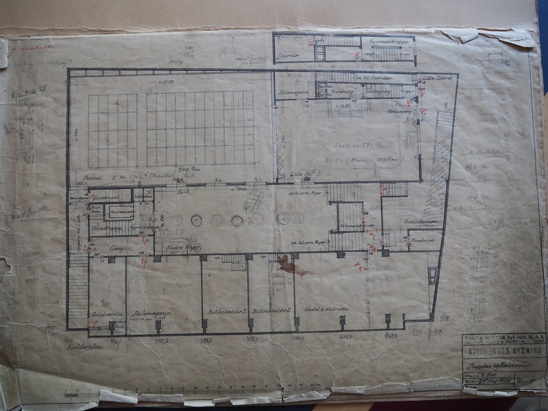 Kvindernes Bygning De originale tegninger