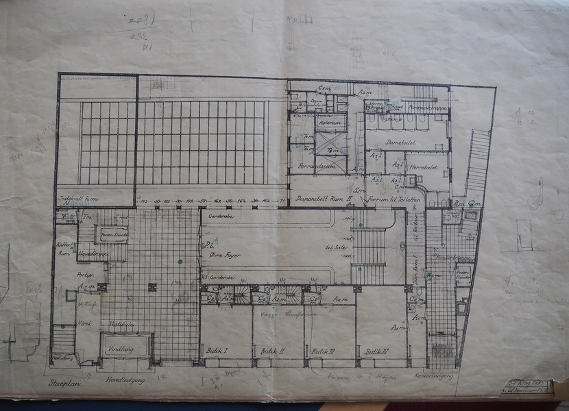 Kvindernes Bygning De originale tegninger