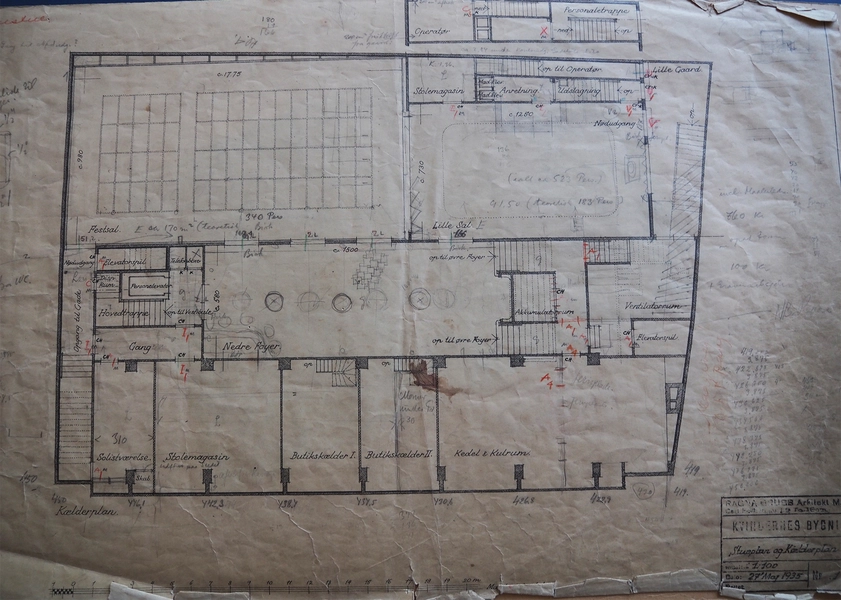 Kvindernes Bygning De originale tegninger
