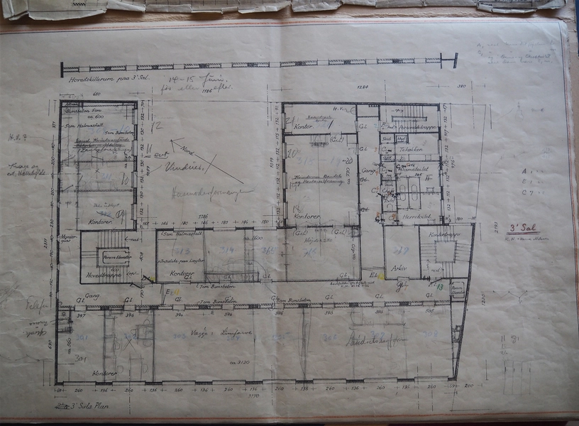 Kvindernes Bygning De originale tegninger