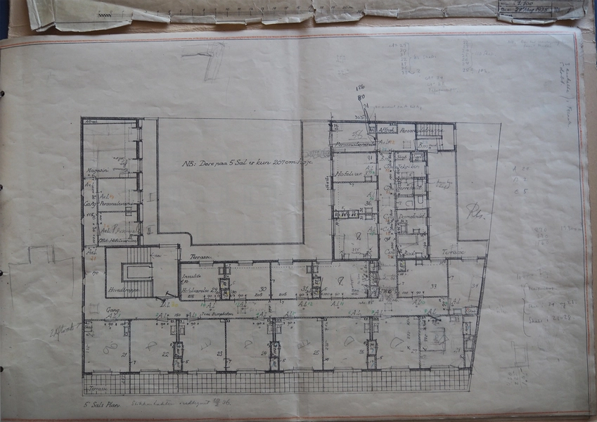Kvindernes Bygning De originale tegninger