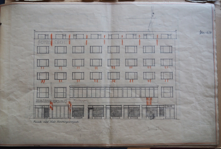 Kvindernes Bygning De originale tegninger