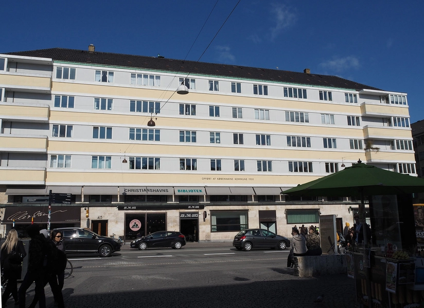 Lagkagehuset Facaden mod Christianshavns Torv