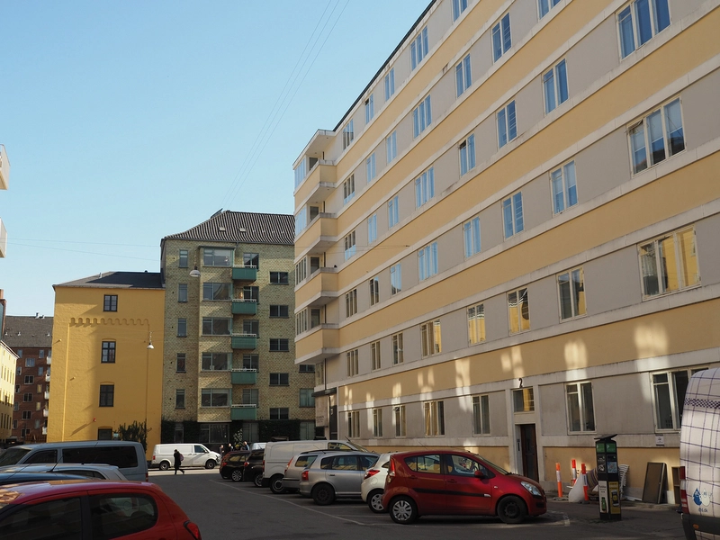 Lagkagehuset Facaden langs Mikkel Vibes Gade