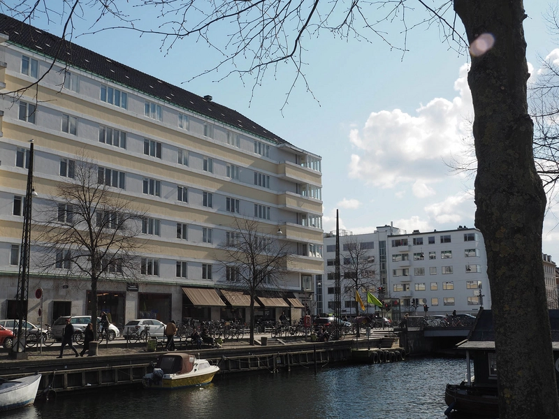 Lagkagehuset Huset set fra Overgaden Neden Vandet mod Christianshavns Torv