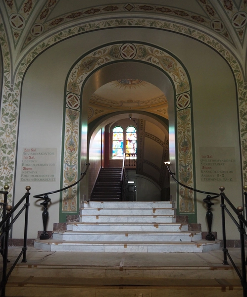 Københavns Museum Indgangsparti og hovedtrappe