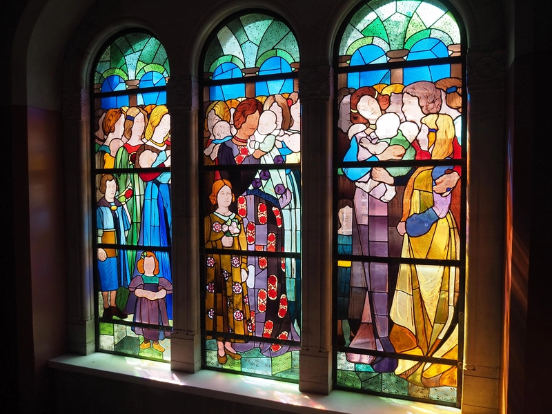 Københavns Museum Glasmosaik af Agnes Slott-Møller