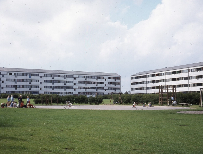 Hedegården Friareal mellem etagehusene