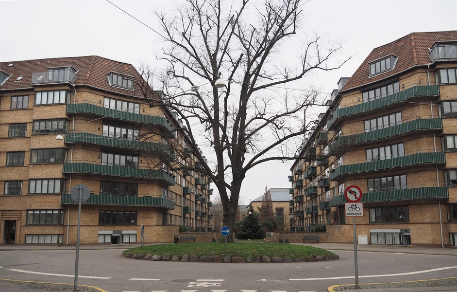 Grundtvigs Have Set fra Bianco Lunos Allé