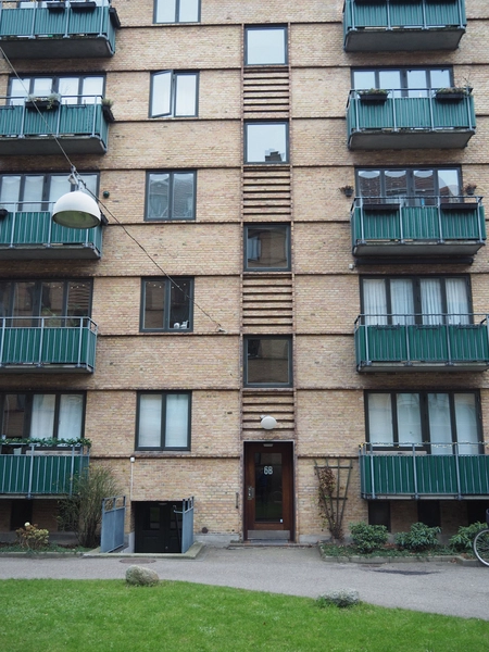 Grundtvigs Have Indgangsparti mod det fælles haveanlæg