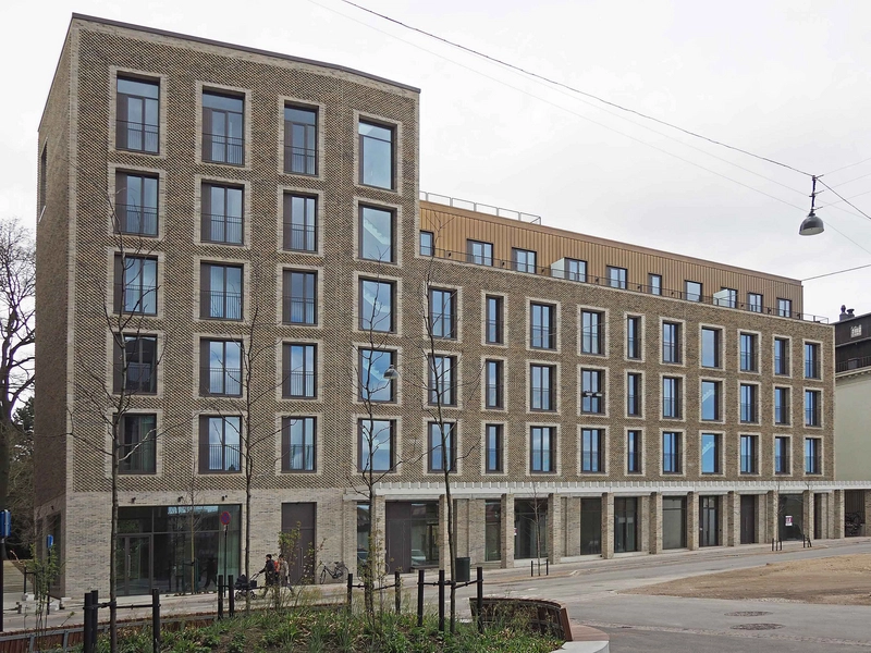 Carlsbergfondets Forskerboliger Gadefacade