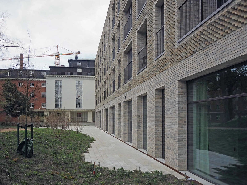 Carlsbergfondets Forskerboliger Facaden mod haven