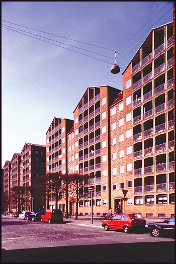 Dronningegården Østfacader